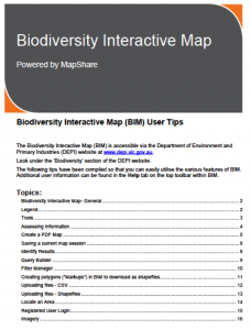 Biodiversity Interactive Map Guide